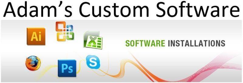 Software sales, installation, and training service in
