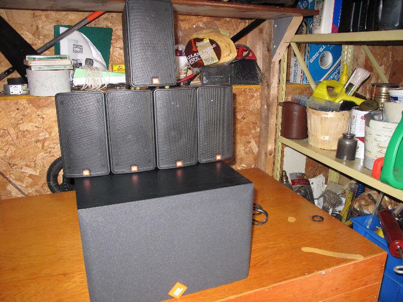 JBL Surround Speakers with Subwoofer MINT!