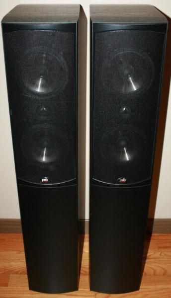 PSB Center Speaker, Powered Sub & Tower Speakers