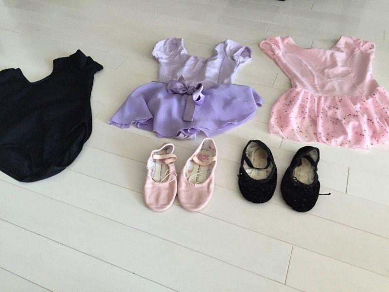 Ballet leotard and shoes