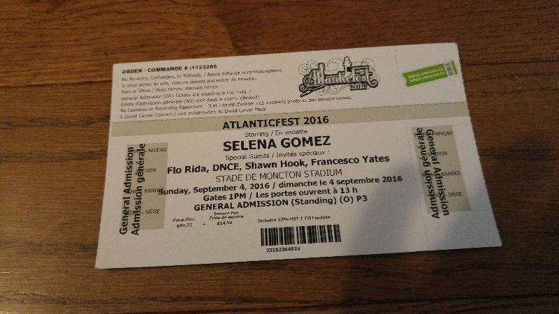 AtlanticFest (Selena Gomez, Flo Rida, DNCE, and more) Standing