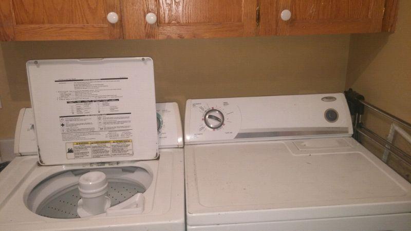 Quick sale. Washer and dryer set