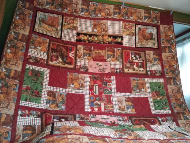 Queen/King Size Quilt ~ hand quilted