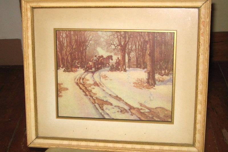 framed print by late Canadian artist Harold McCrea