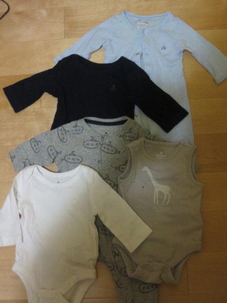 BABY BORN LIKE NEW GAP BRAND 0-3 MONTHS CLOTHES