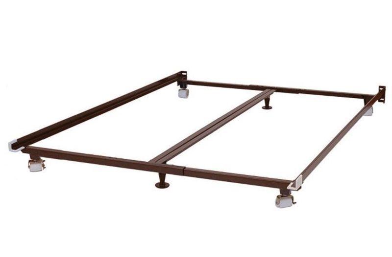 single or double or queen metal frame can deliver for a fee