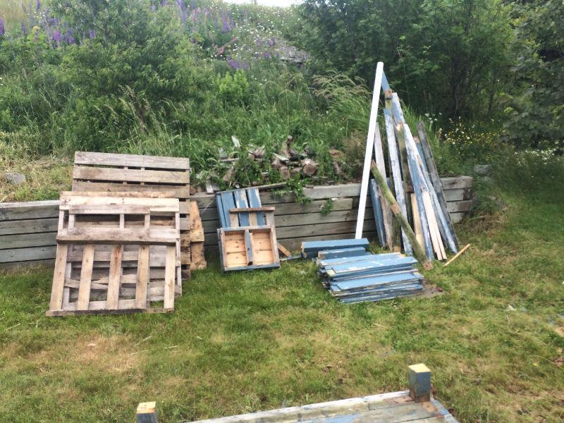 FREE Firewood/Scrap wood from a deck