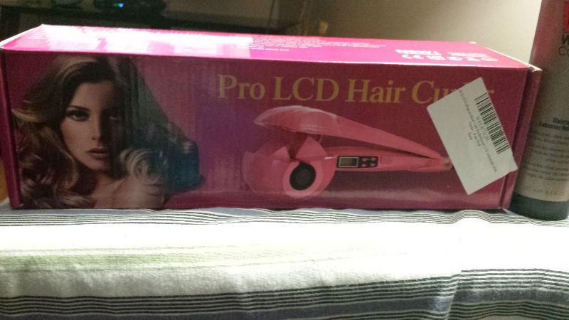 pro lcd hair curler