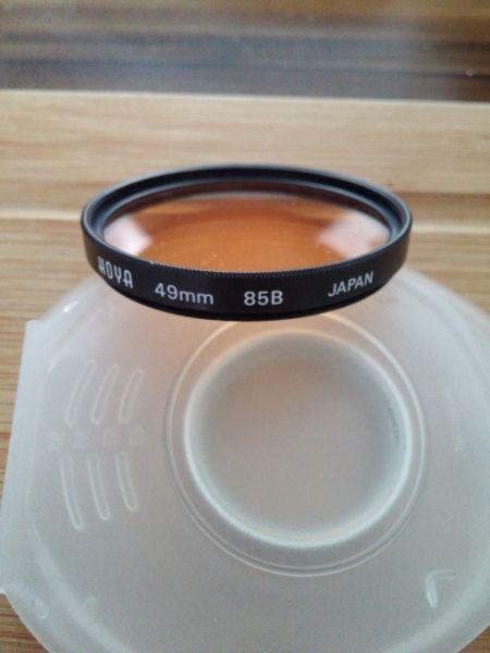 Hoya 49mm 80B Orange Filter