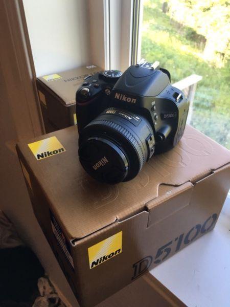 Nikon D5100 with 35mm 1.8 and extras