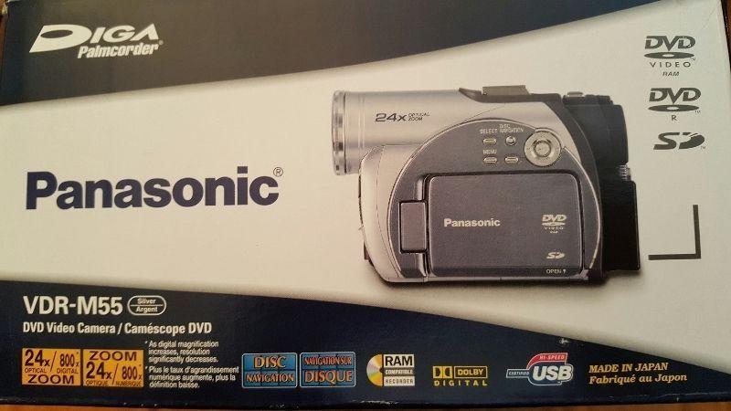 Panasonic DVD video camera 24x Zoom Palmcorder
