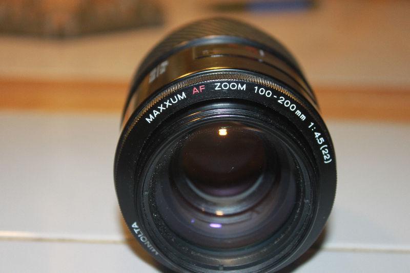Minolta Maxxum AF 100-200mm Zoom Lens