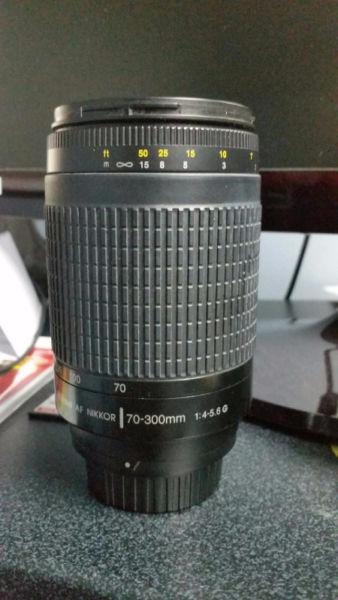 Nikon AF Nikkor 70-300mm f4-5.6 Lens
