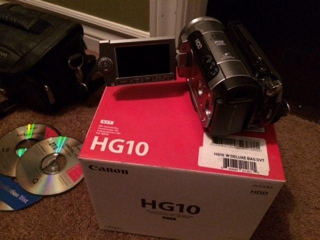Canon HG10 40 gig HD Camcorder