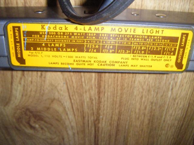 Kodak Movie Photo light for sale