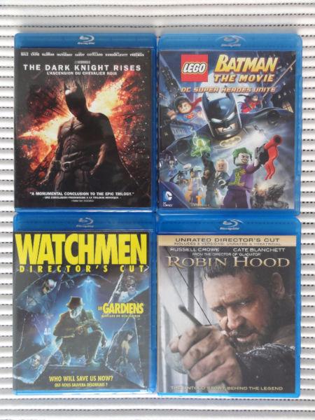 Blu-Ray Movies Like New Lego Batman Iron Man Wolverine & More