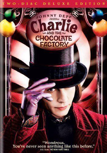 Charlie & the Chocolate Factory-2 dvd set-Tim Burton/Johnny Depp