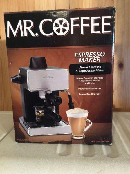 Steam espresso and cappuccino maker
