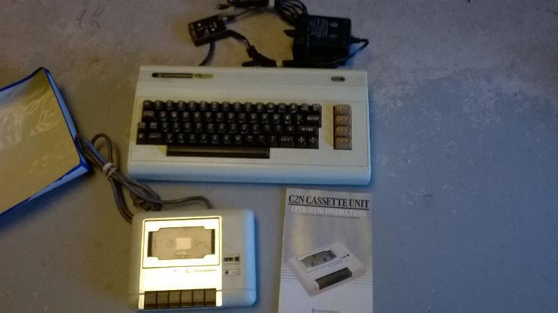 Commodore Vic 20, with games and accessories
