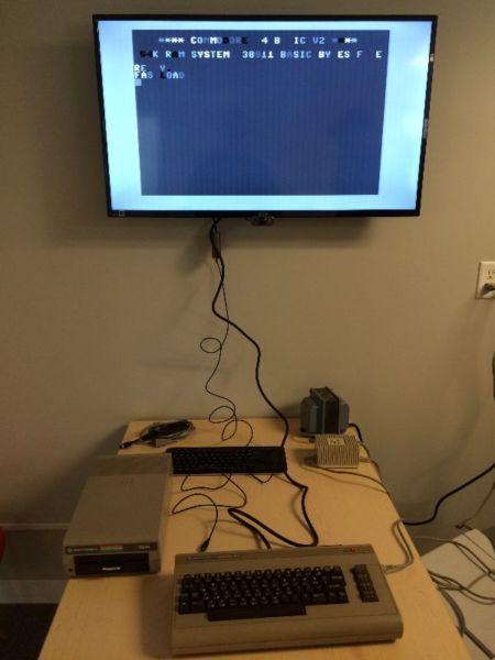 Commodore 64 tested + 1541 Floppy + 1531 casette drive + printer