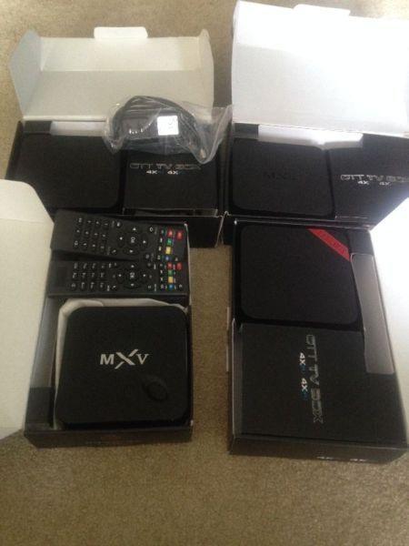MXQ Android boxes - FOR PARTS/AS IS- read info please