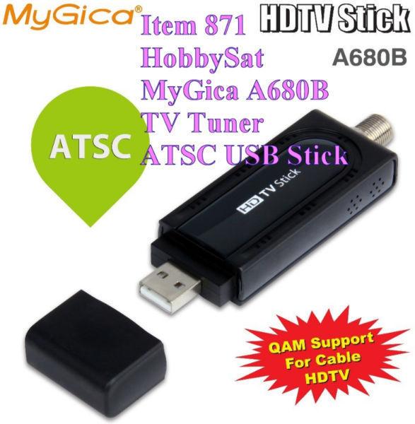 MyGica HDTV USB Stick TV Tuner A680B Windows 7