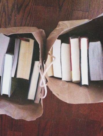 Grocery Bag full of Hardcover/ Softcover Adult Books