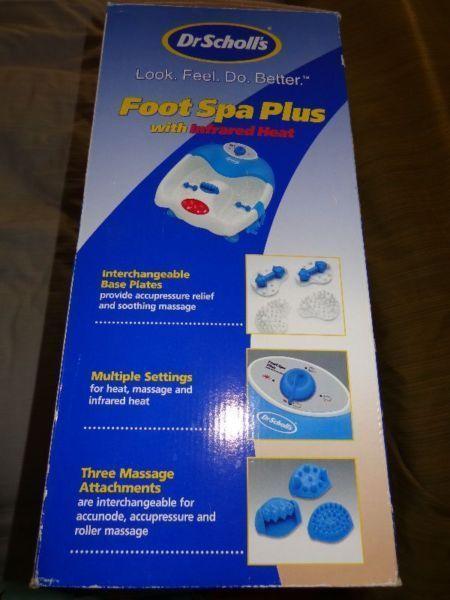 Foot Spa Plus Dr. Scholl's with infrared heat Lr. Sackville