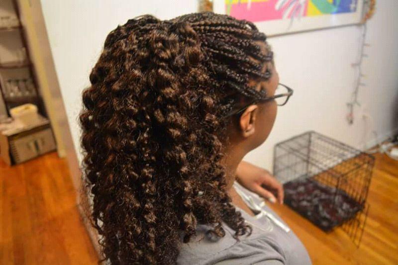 Hair extensions for braiding
