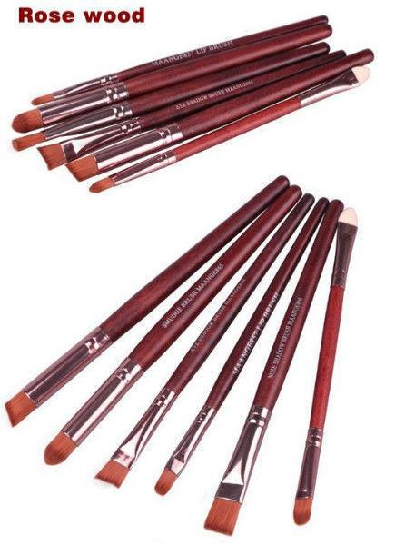 Rosewood 6pcs brushes for make up professional