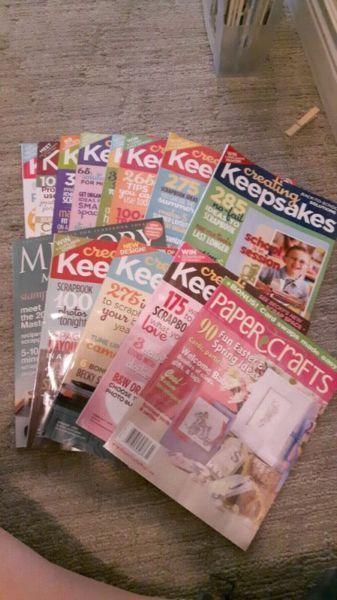 13 Scrapbooking Magazines With magazine holder