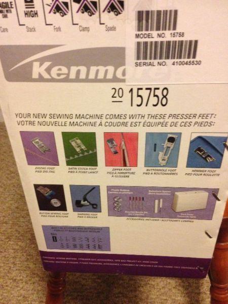 For sale Kenmore sewing machine