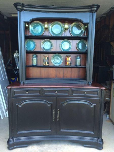 Black Buffet and Hutch
