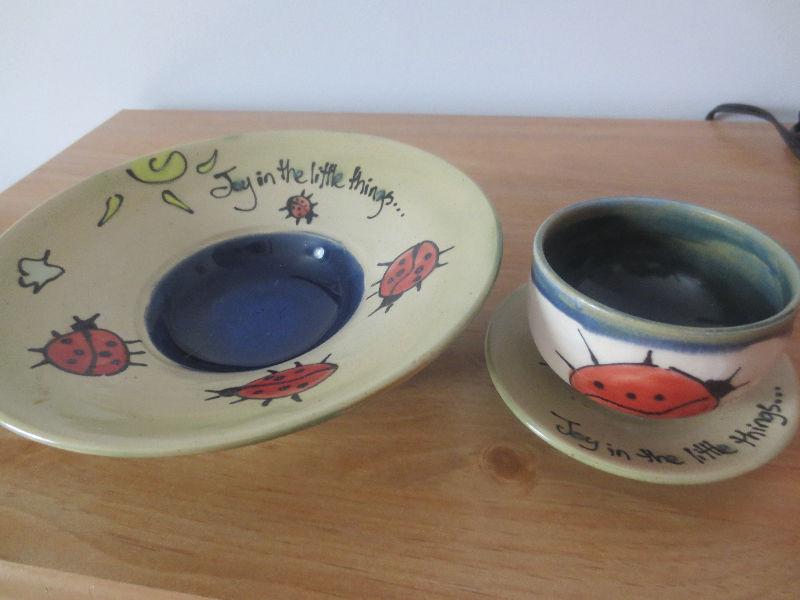 Ladybug Pottery Set