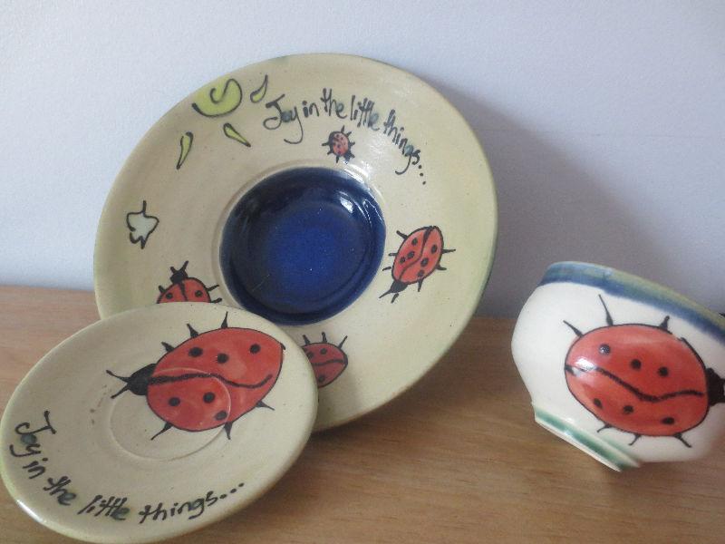 Ladybug Pottery Set