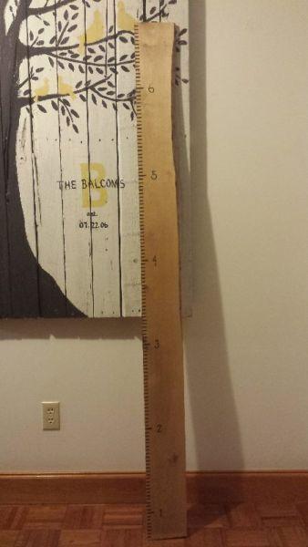 Rustic Growth Rulers