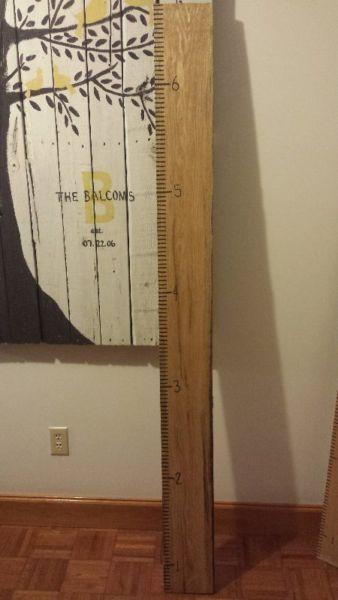 Rustic Growth Rulers