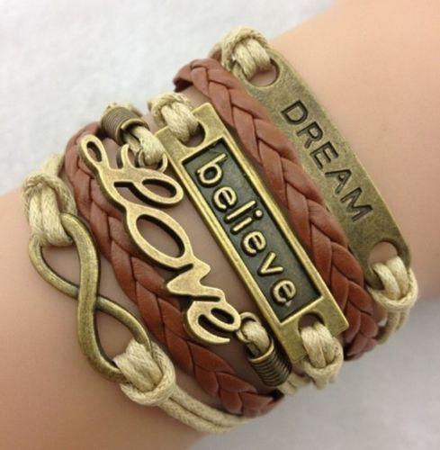 Brand New Dream / Believe / Love Bracelet