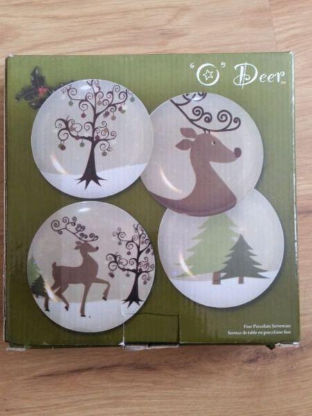 Deer and tree plates