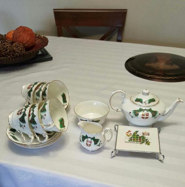 Mid Century Bone China Tea set