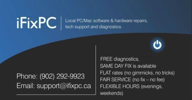 iFix PC - affordable computer repairs and consulting!