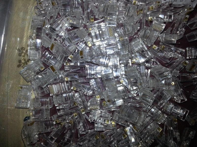 Bags of 100 Ethernet/RJ45 ends