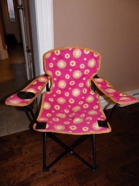 Coleman pink children's camping chair