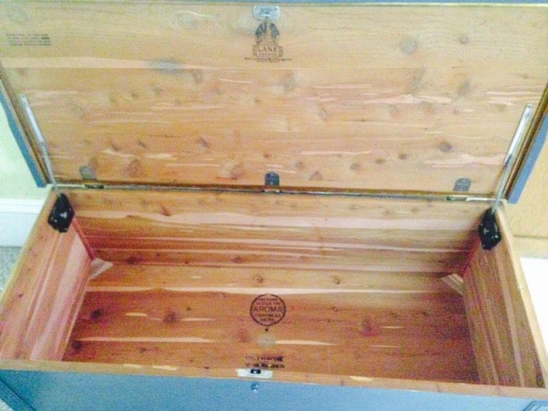 Solid Pine Cedar Lined Chest / Blanket Box by Lane Chests