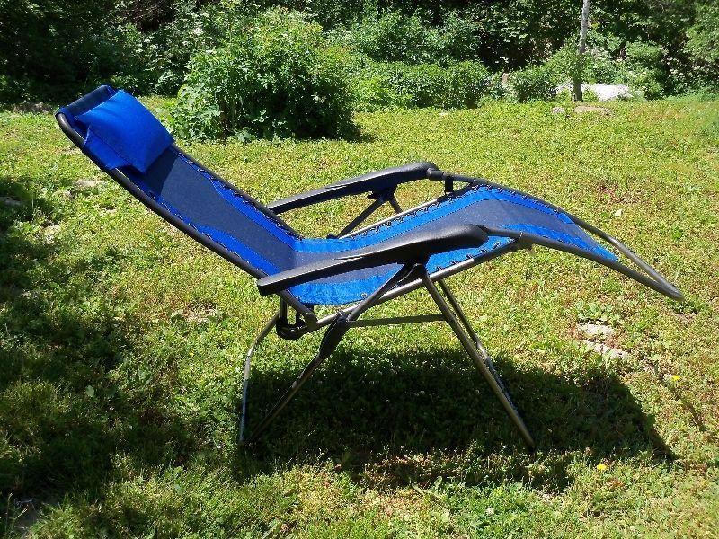 New Pool Side, Deck or Inside Zero Gravity Lounger just $45