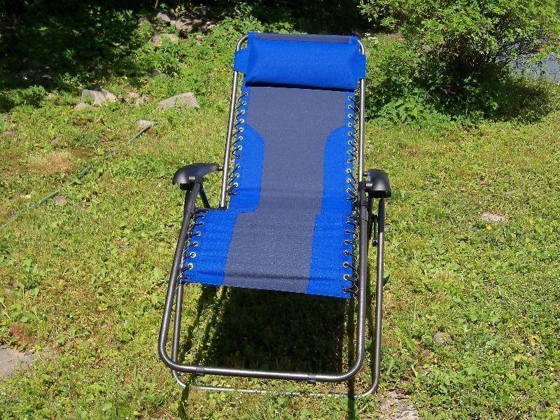 New Pool Side, Deck or Inside Zero Gravity Lounger just $45
