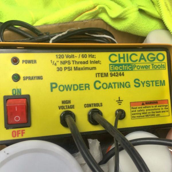 power coating system and power