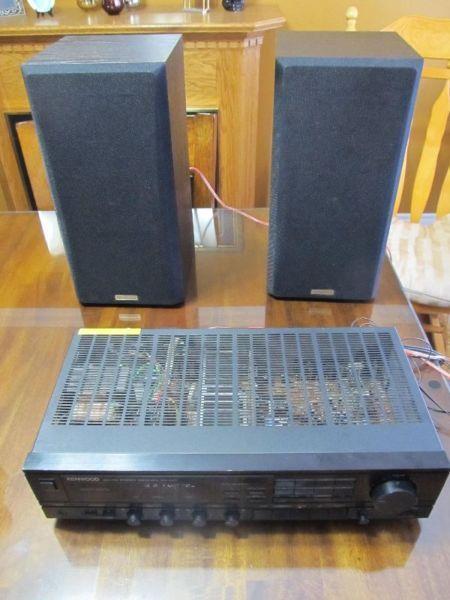 Kenwood KR-A47 Receiver with 100w Speakers!!! NO Remote