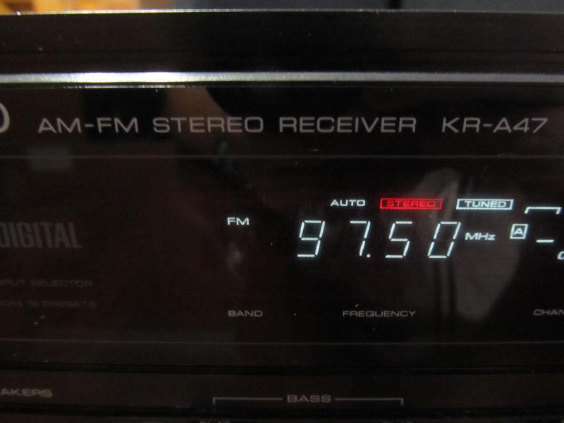 Kenwood KR-A47 Receiver with 100w Speakers!!! NO Remote