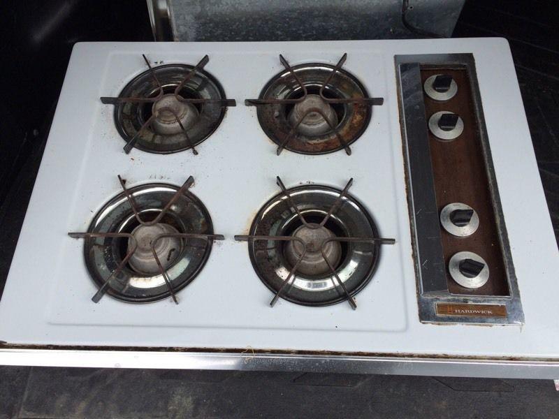 Propane stove top/ wall oven / warmer